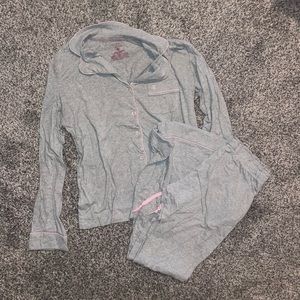 Victoria’s Secret Soft Long Sleeve Modal Cotton Pajamas I’m Grey